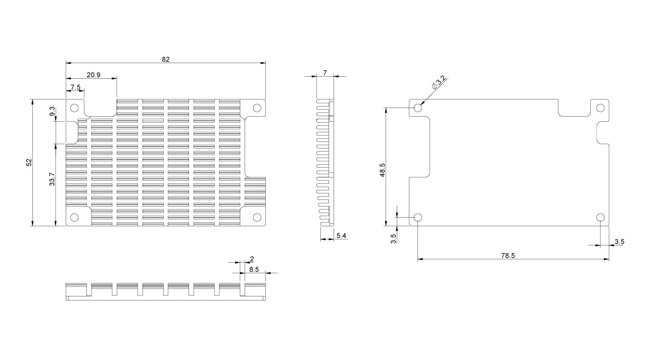 WB-HS Dimensions