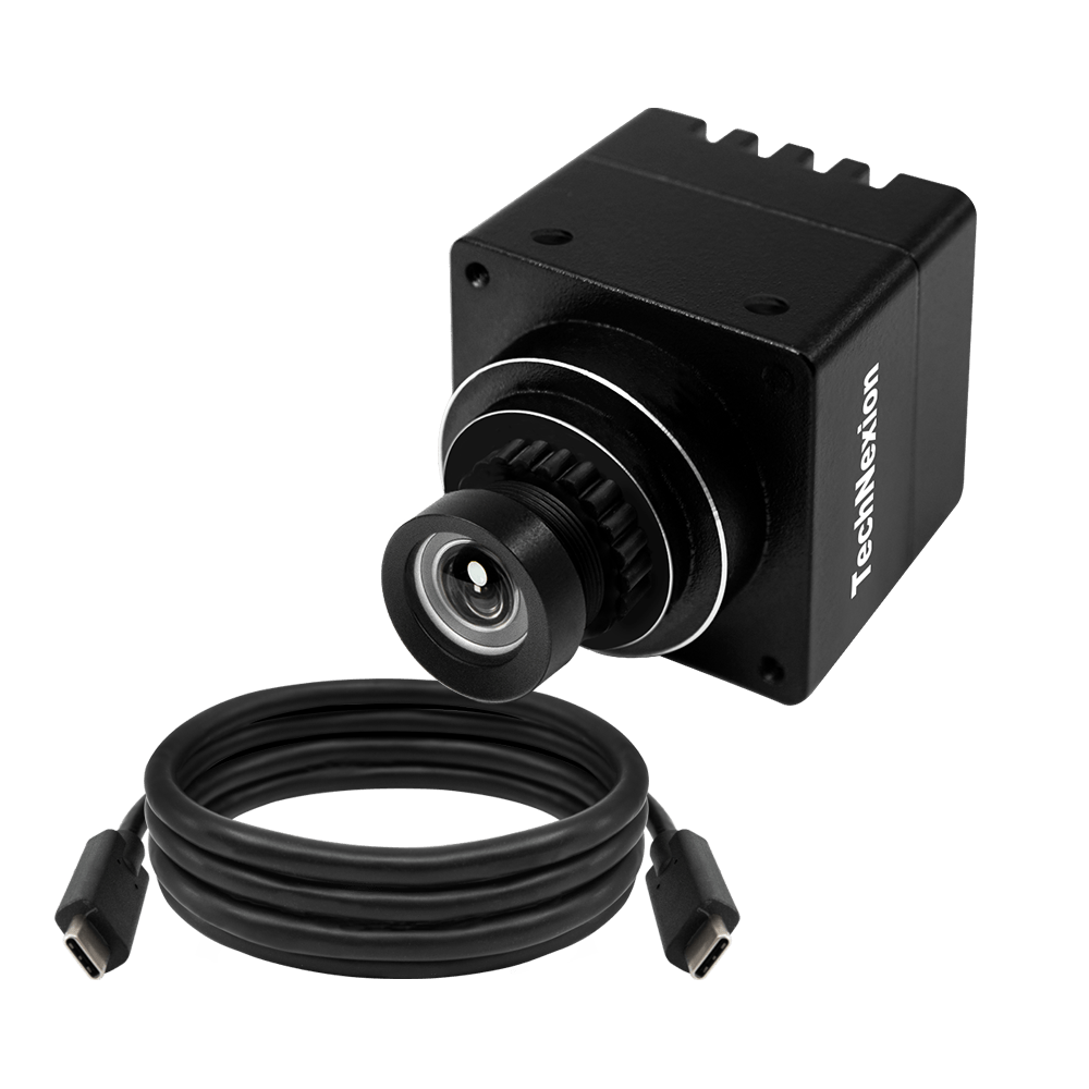 Camera with OmniVision OV5640 5MP Color Rolling Shutter with Onboard ISP + 84 Degree M12 Lens with IR-Cut Filter + Incl. 1 Meter C CableVCI-OV5640-C-S84-IR - TechNexion