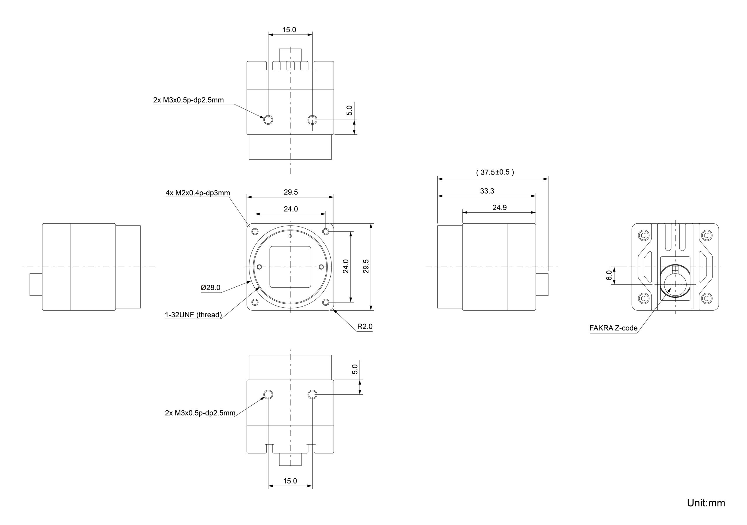 VLS-GM2-AR0234-CB Dimension