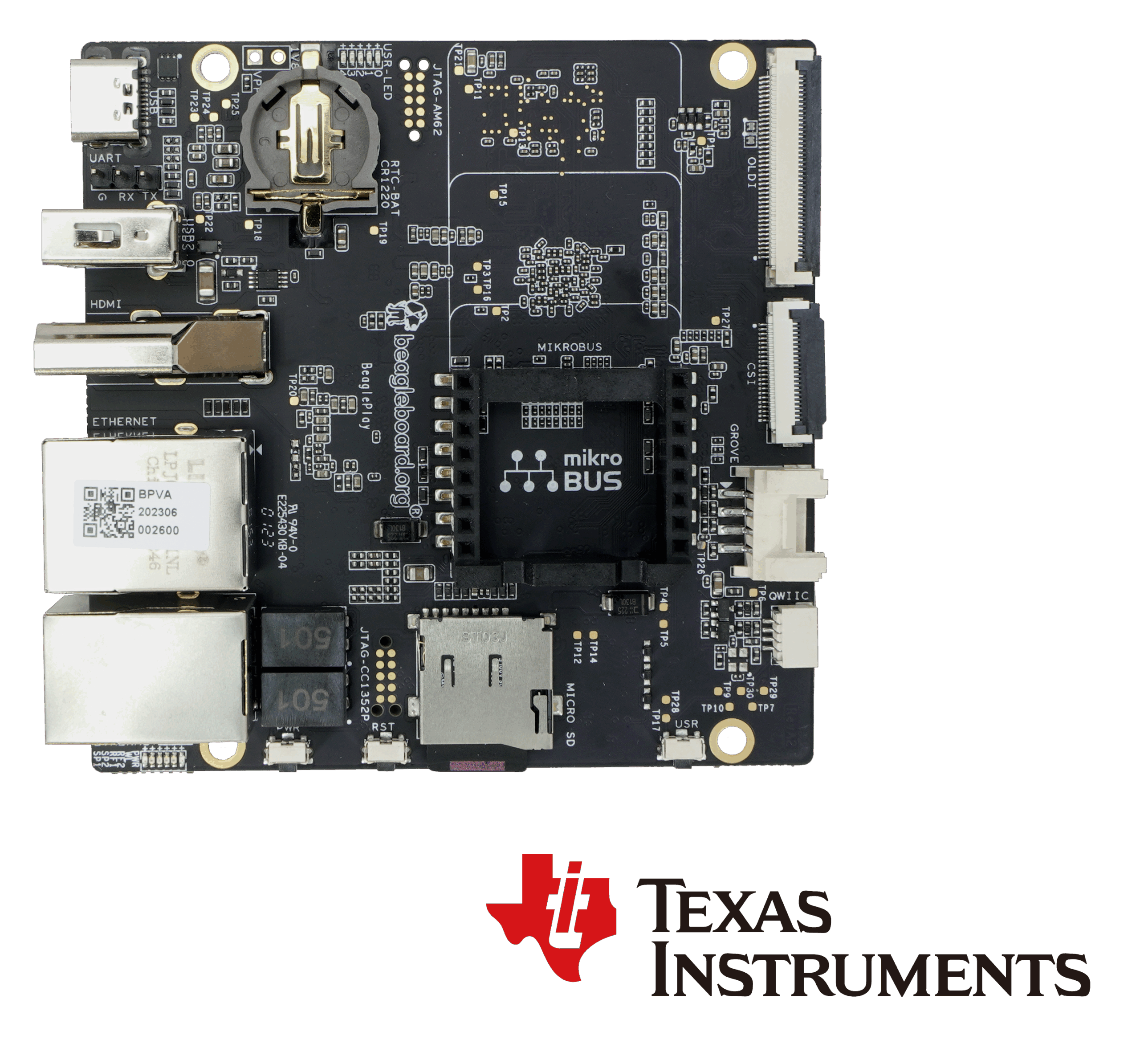 Beagleboard BeaglePlay with MIPI CSI-2 camera