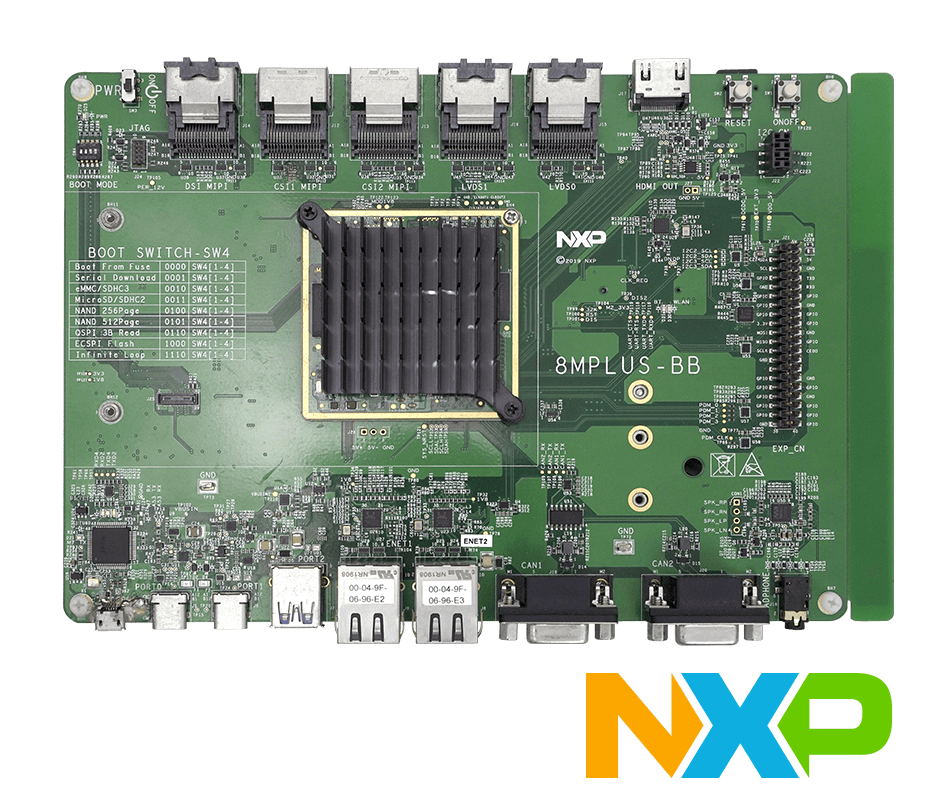 NXP i.MX8M Plus with MIPI CSI-2 camera
