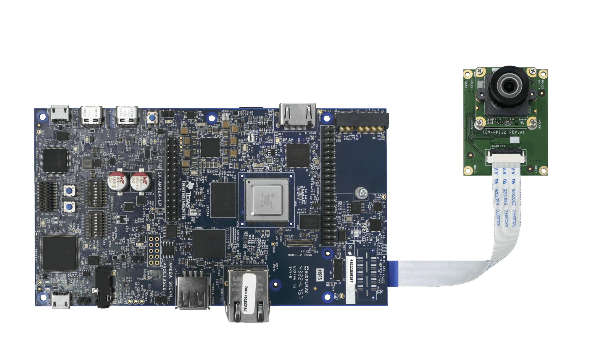 MIPI CSI-2 Cameras for Official TI AM62A Starter Kit - TechNexion