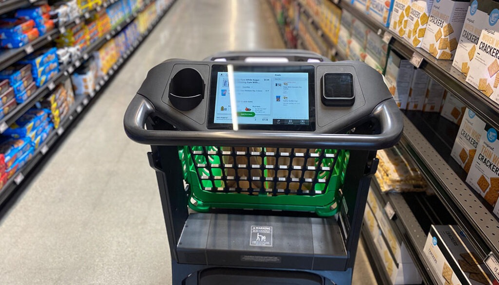 Autonomous shopping cart